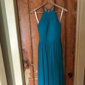 Azazie bridesmaid dress (style Kailyn, color Jade)